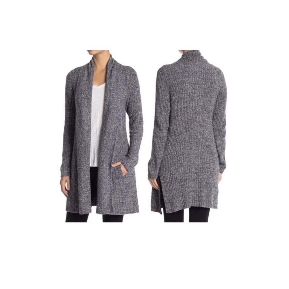 Barefoot Dreams Cozychic Lite  Cardigan Gray Style 494 Sz S‎